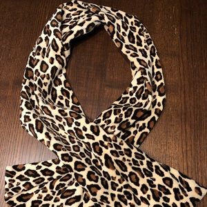 Cheetah print scarf